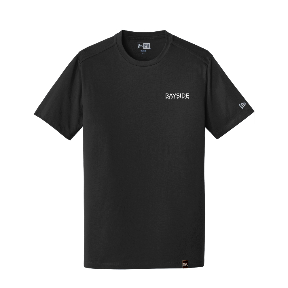 Bayside New Era Heritage Blend Short Sleeve Crew Tee - FREE 1
