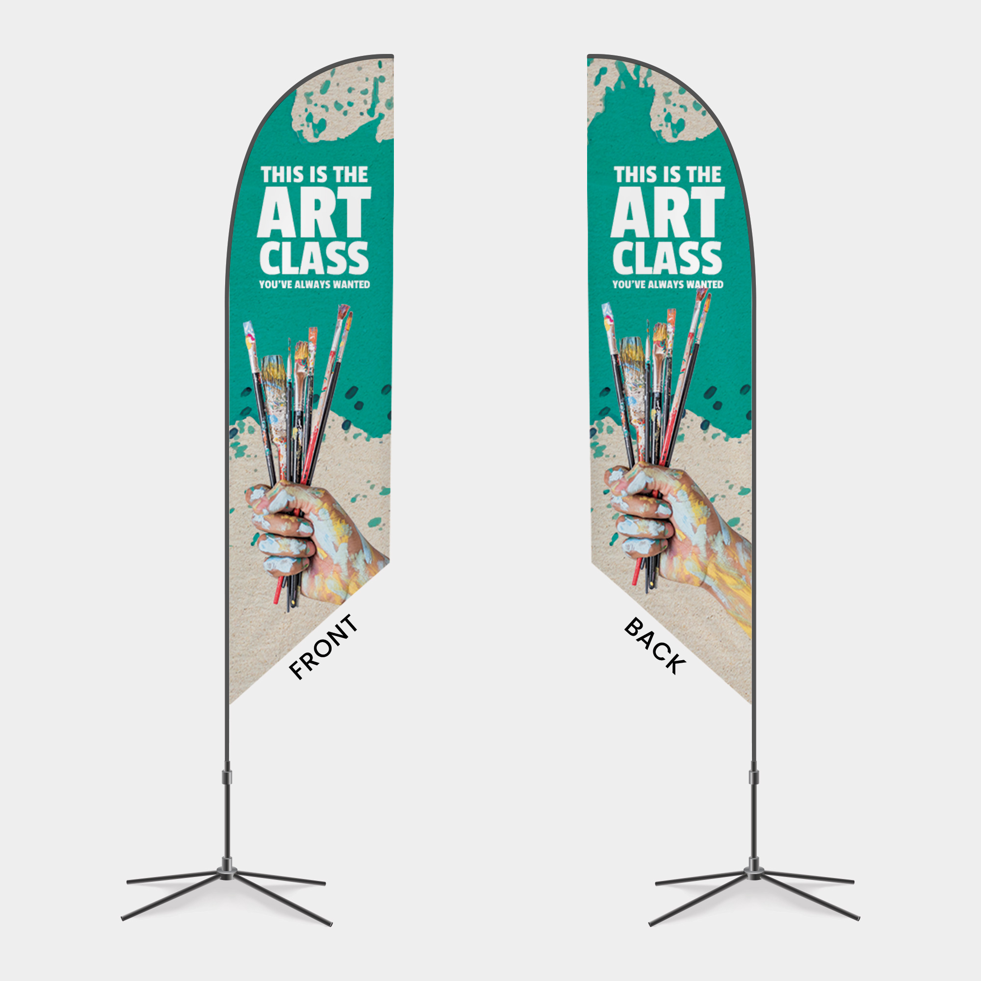 Feather Angled Flag