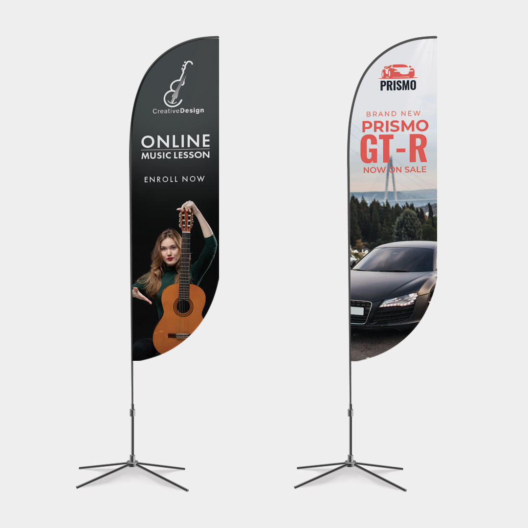 Feather Convex Flag