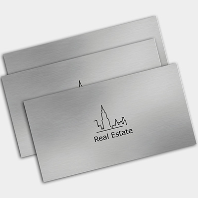 Metallic Business Cards