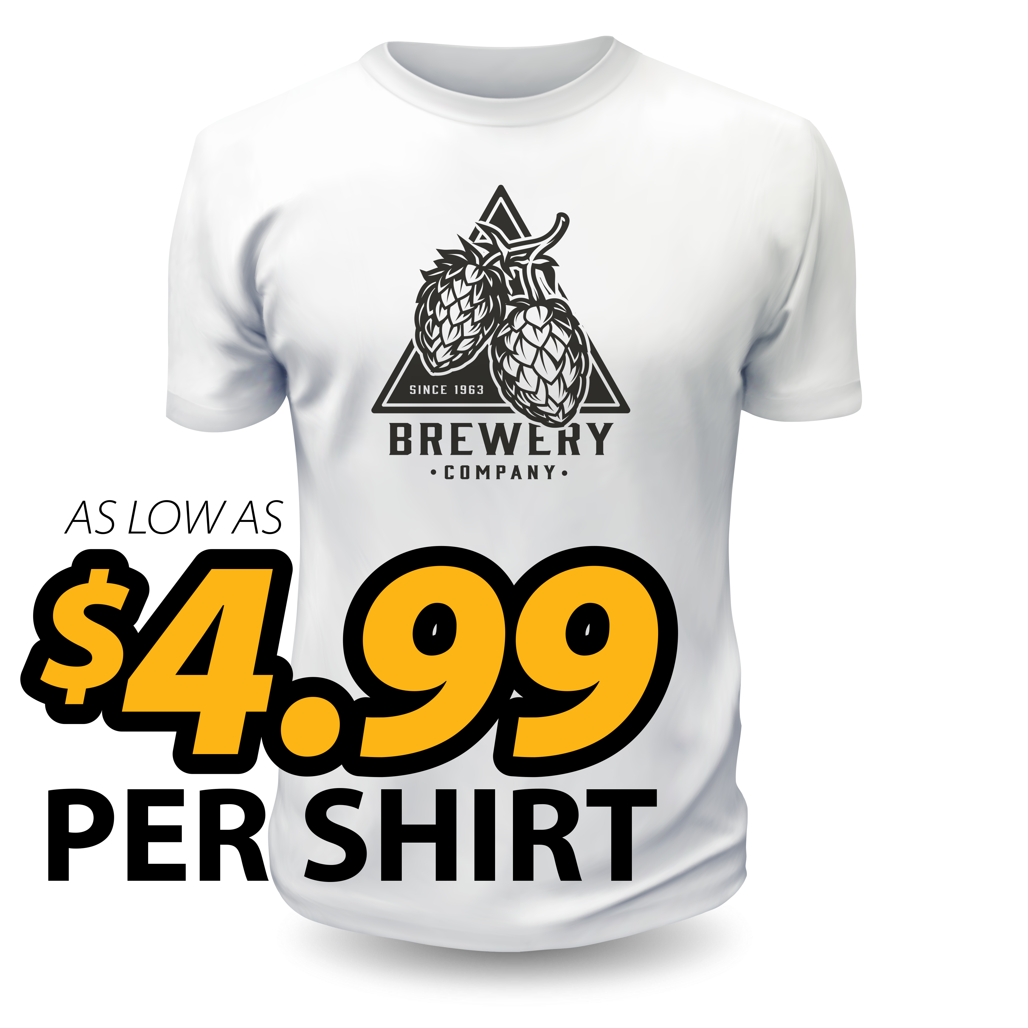 One Color White Shirt