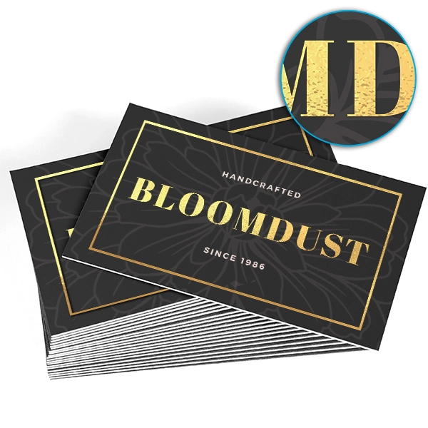 Metallic Foil Business Cards