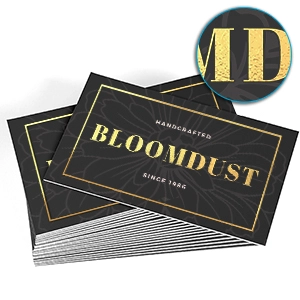 Metallic Foil Business Cards
