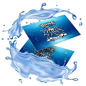 Waterproof Business Cards