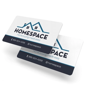 White Plastic Business Cards