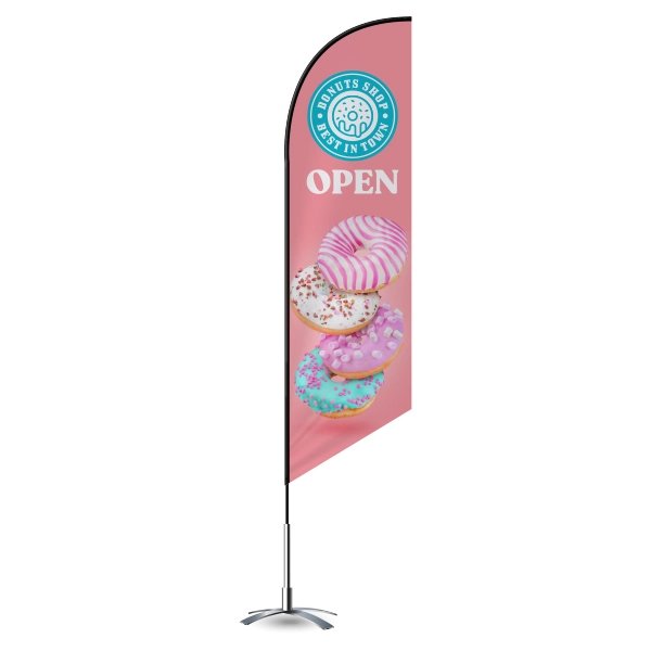 Express Angled Feather Flag