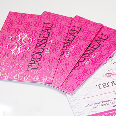 Silk Laminate Business Cards + Spot UV