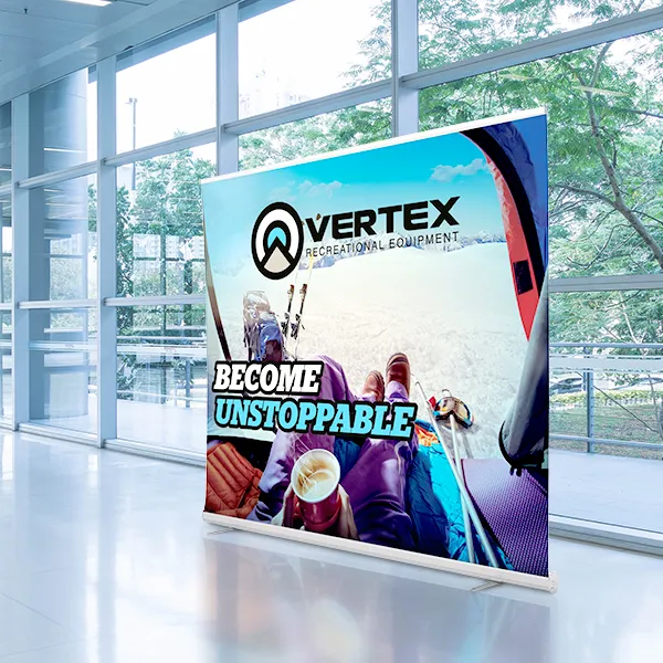 8 ft Wide Retractable Banner