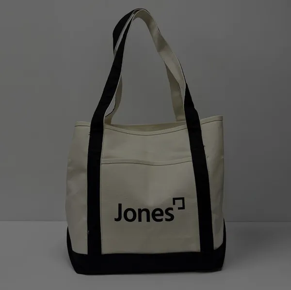 Nautical Cotton Canvas Boat Bag