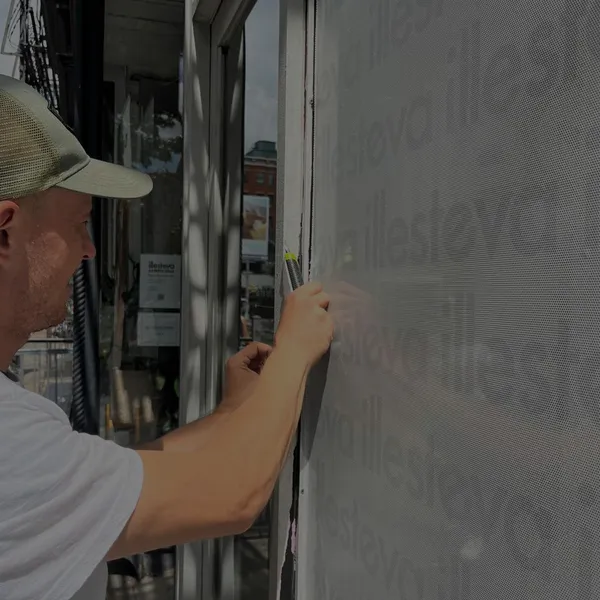 Perforated Window Decals