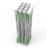 10 ft Straight Velcro Pop Up Display 3