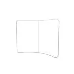 10 ft Curve Tension Fabric Display 2