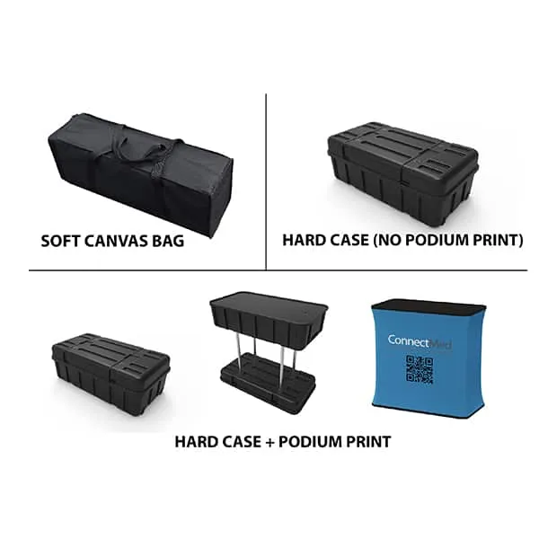 10 ft Curve Tension Fabric Display 4