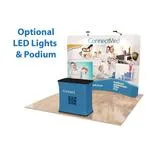 10 ft Curve Tension Fabric Display 6