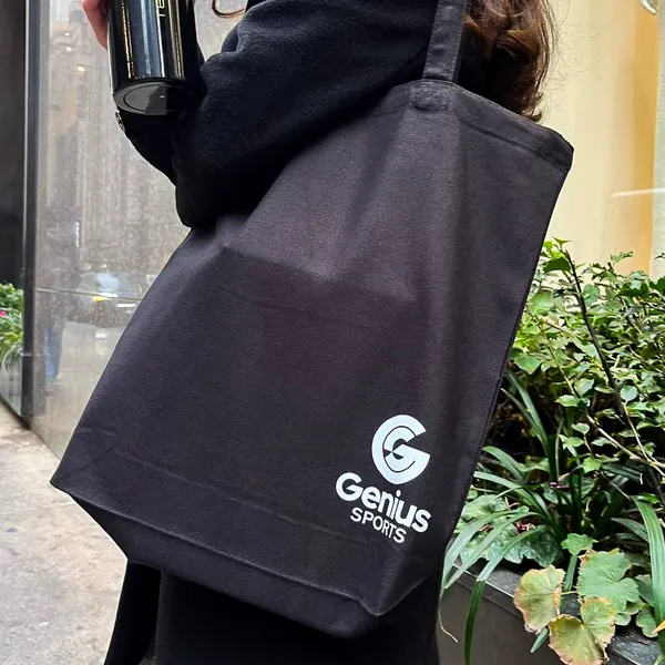 Cotton Canvas Gusseted Tote Bag 1