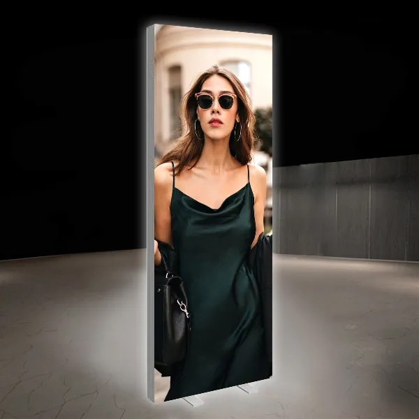 3 ft x 8 ft Vector Frame Backlit Display 1