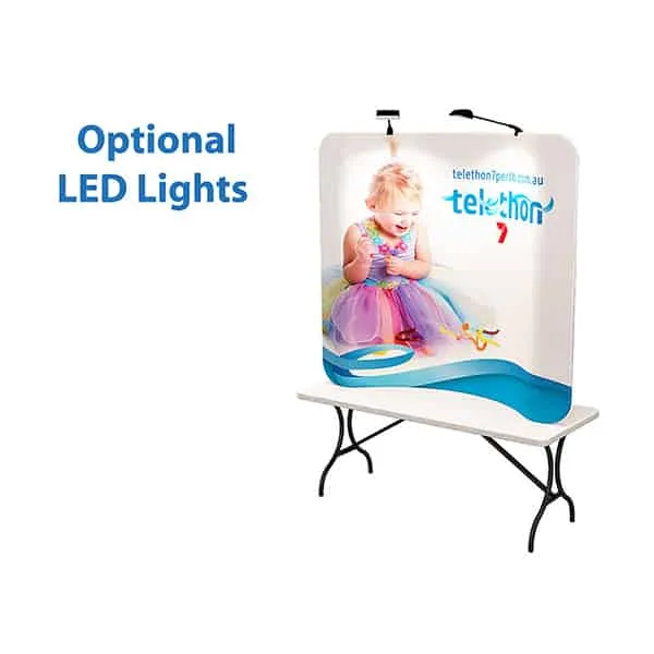 6 ft Curve Tension Fabric Display 6