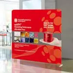 8 ft Straight Tension Fabric Display 1