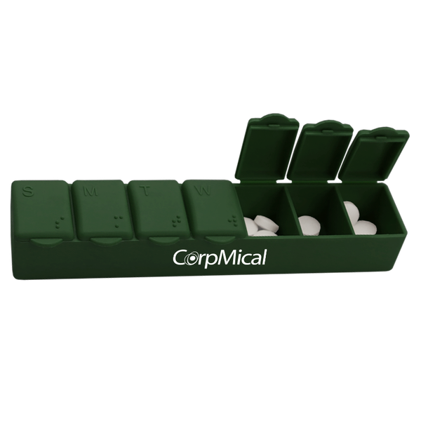 Pill Case - Dark Green