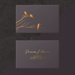 Raised Foil Business Cards 2