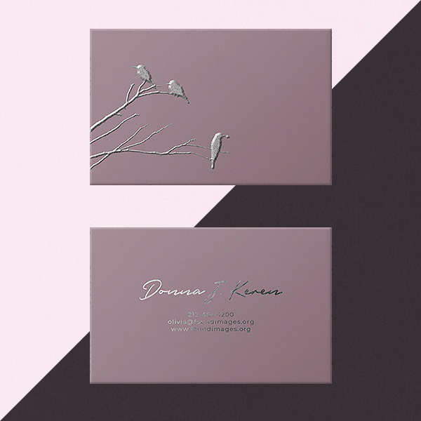 Raised Foil Business Cards 3