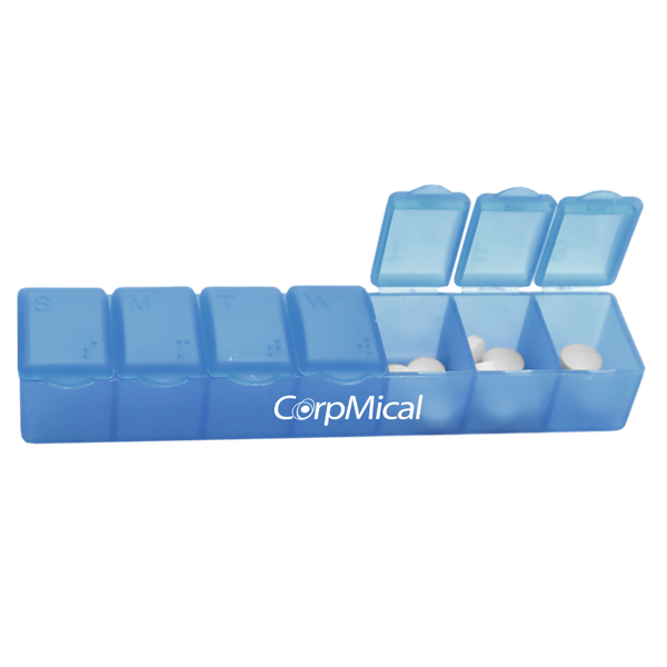 Pill Case - Translucent Blue
