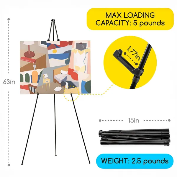 Lightweight Display Easel 3