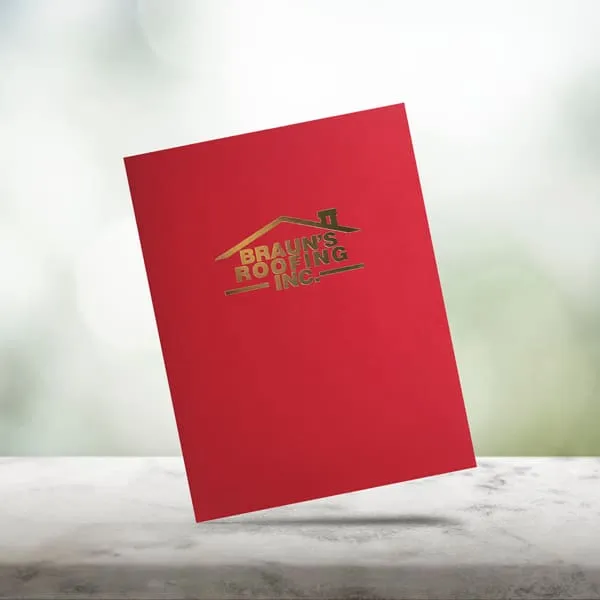 Foil Stamped Folders 5