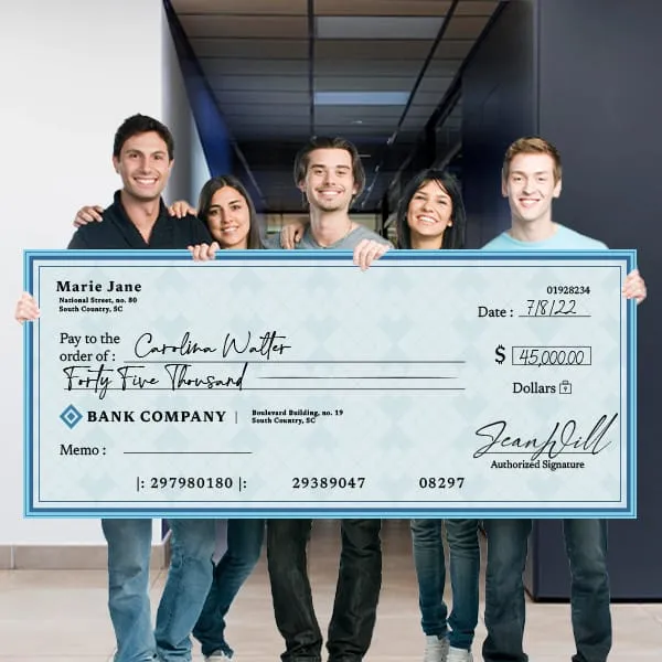 Giant Checks 1