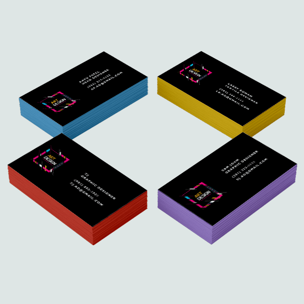 Painted Edge Business Cards 5