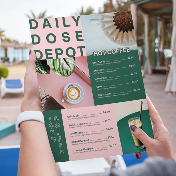 Waterproof Menus 5