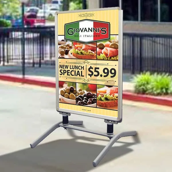 Metal Sidewalk Sign 1