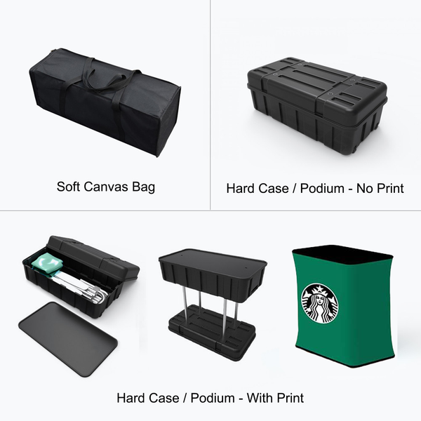 8 ft Straight Velcro Pop Up Display 3