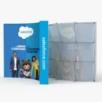 8 ft Curve Velcro Pop Up Display 2