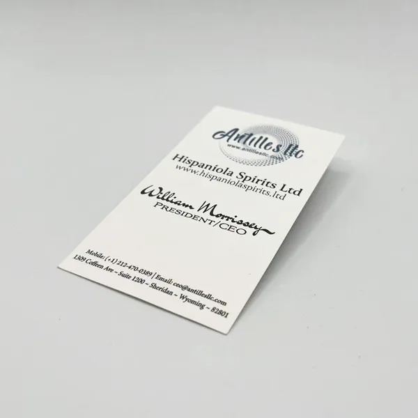 Full Color Raised Ink Business Cards 2