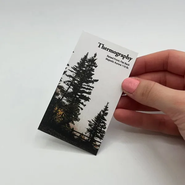 Full Color Raised Ink Business Cards 3