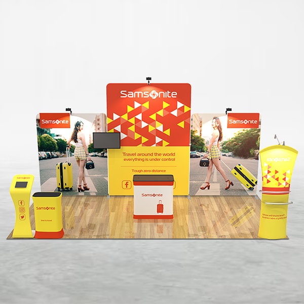 10 ft x 20 ft Custom Booth L