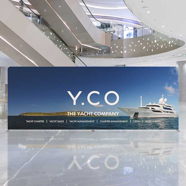 20 Ft. Stretch Fabric Floor Displays