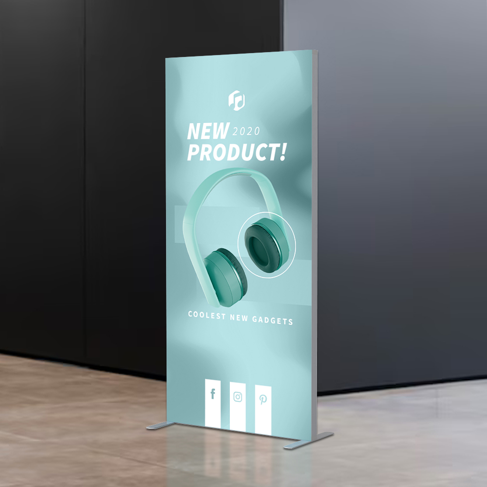 5 Ft. Backlit Pop Up Display