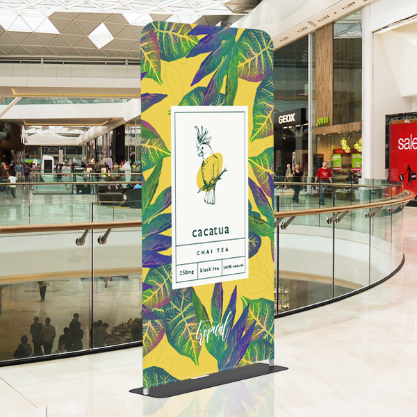 4 Ft. Stretch Fabric Floor Display