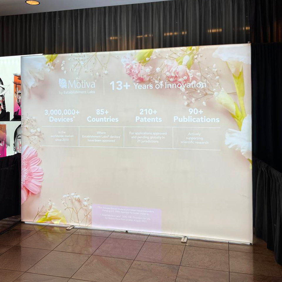 10 ft SEG Backlit Popup Display