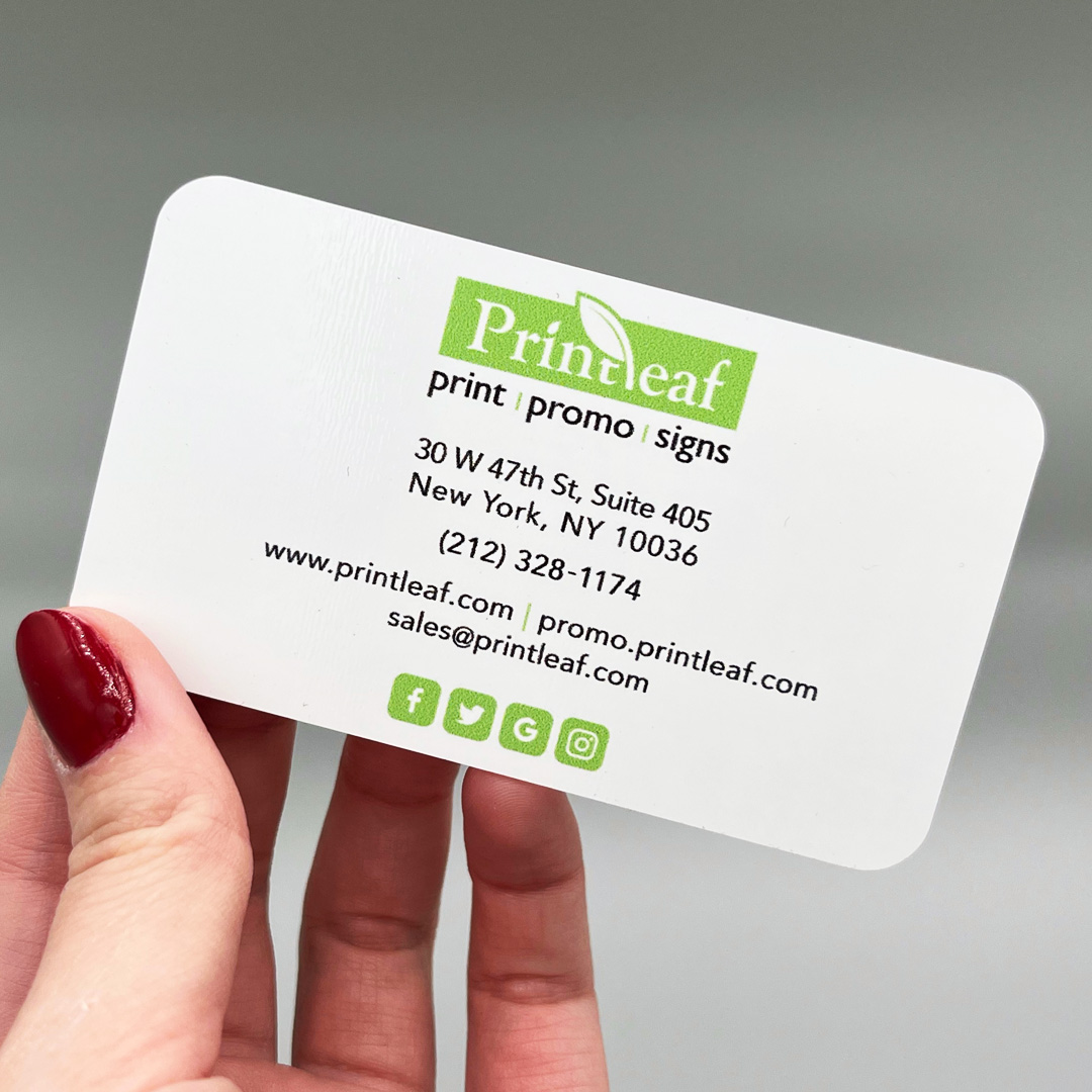 	Aluminum Business Cards