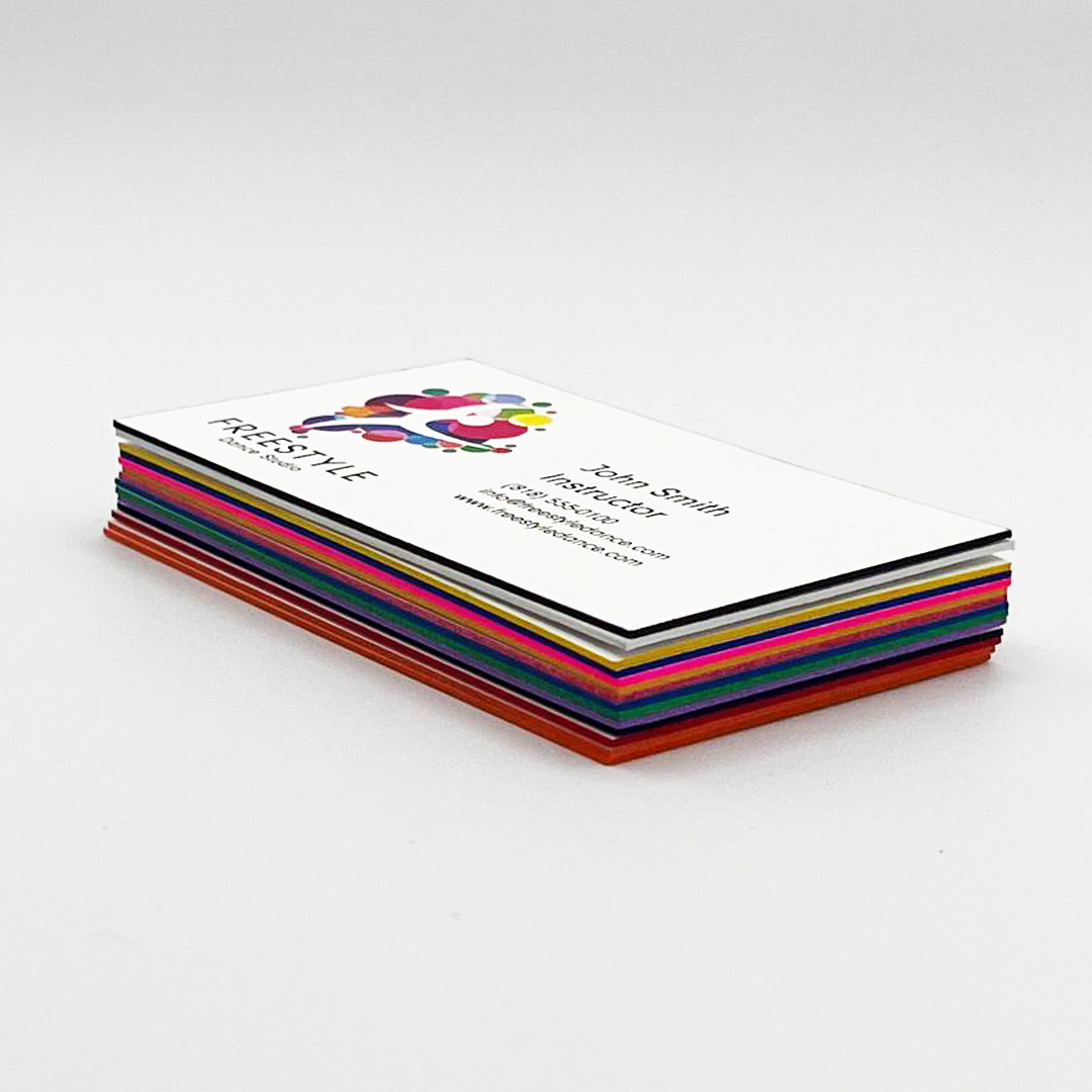 Painted Edge Business Cards