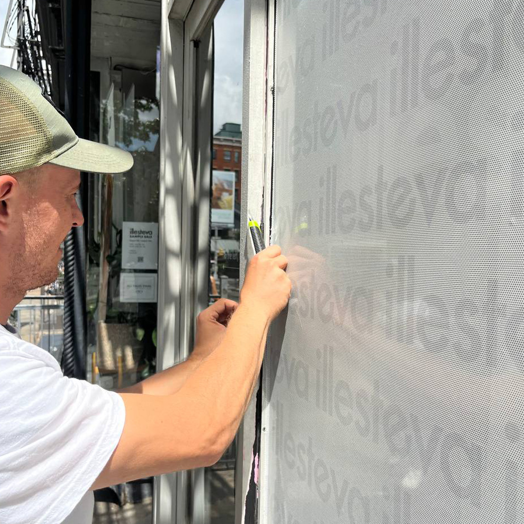 Perforated Window Decals