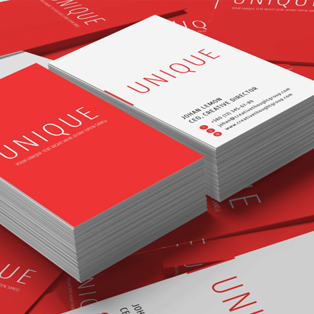 16pt business cards