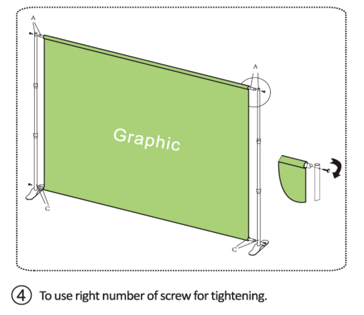 Custom Step and Repeat Banners installation Guide