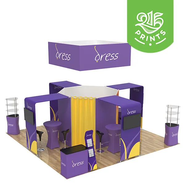 20x20 Trade Show Island Booth