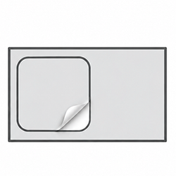 Rounded Square Peel & Stick