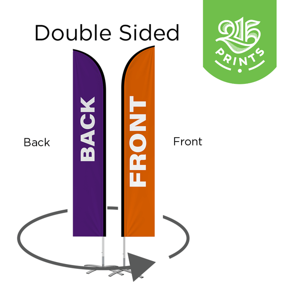 Double Sided Feather Flags