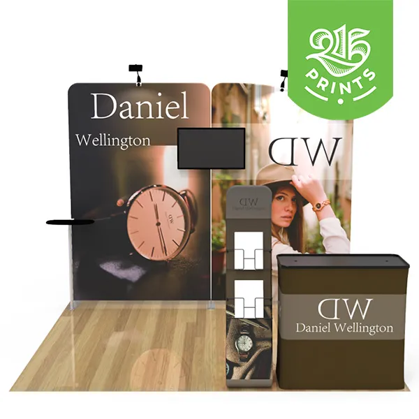 10x10 trade show booth setup